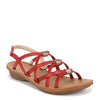 Peltz Shoes  Women's SOUL Naturalizer Sierra Sandal Red Faux Leather I9216S3600