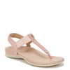 Peltz Shoes  Women's Vionic Brea Sandal Light Pink Leather I9863L1650
