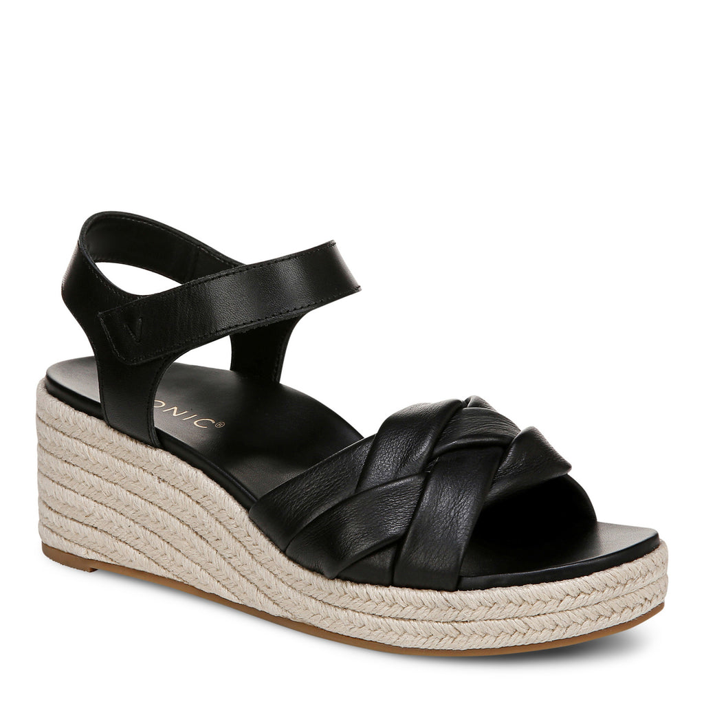 [POS] Women's Vionic Saratoga Sandal BLACK I9884L8004-POS
