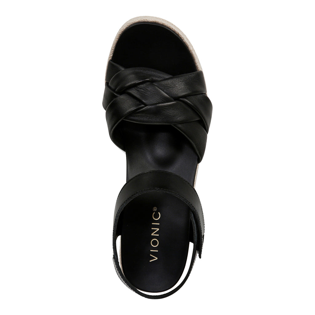 [POS] Women's Vionic Saratoga Sandal BLACK I9884L8004-POS