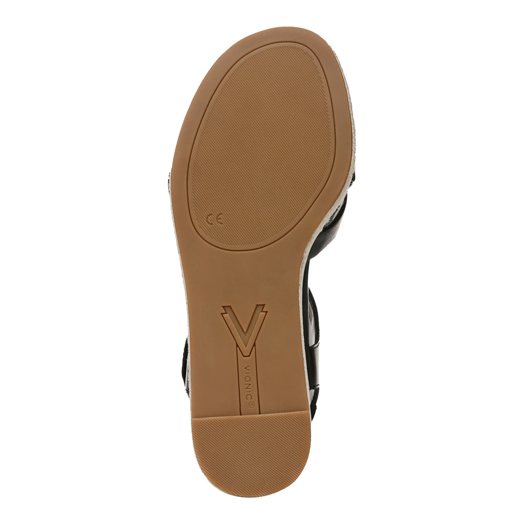[POS] Women's Vionic Saratoga Sandal BLACK I9884L8004-POS