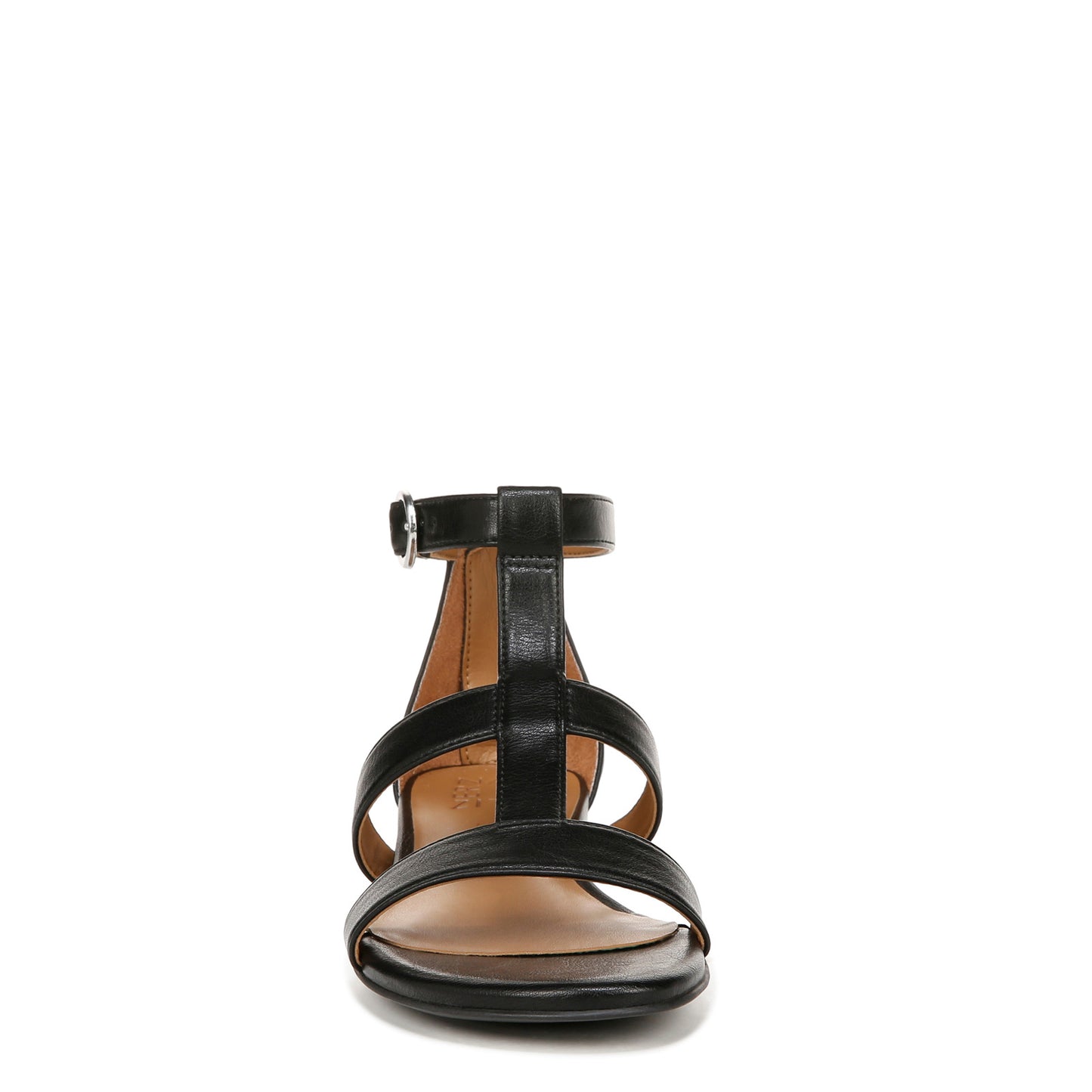 Peltz Shoes  Women's Naturalizer Huda Sandal Black Faux Leather I9933S1001
