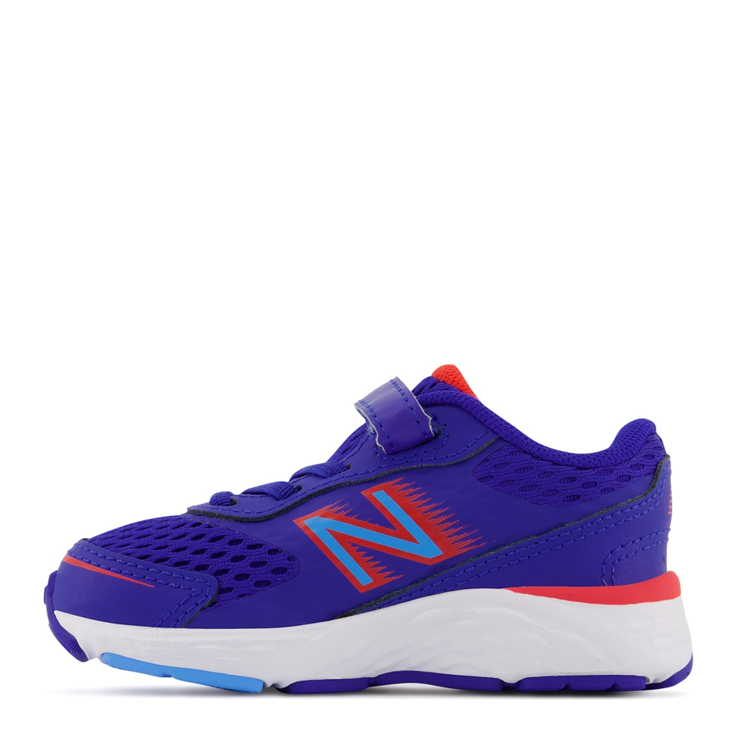 Peltz Shoes  Boy's New Balance 680v6 Sneaker - Toddler BLUE RED IA680BR6