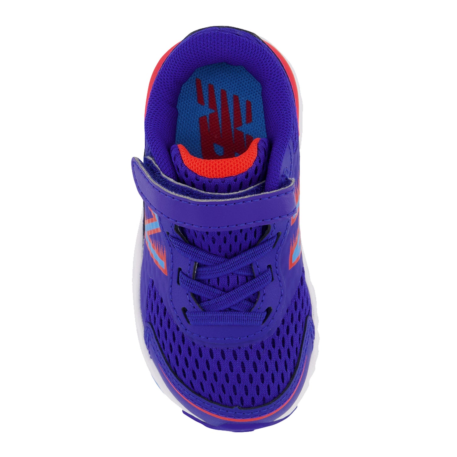 Peltz Shoes  Boy's New Balance 680v6 Sneaker - Toddler BLUE RED IA680BR6