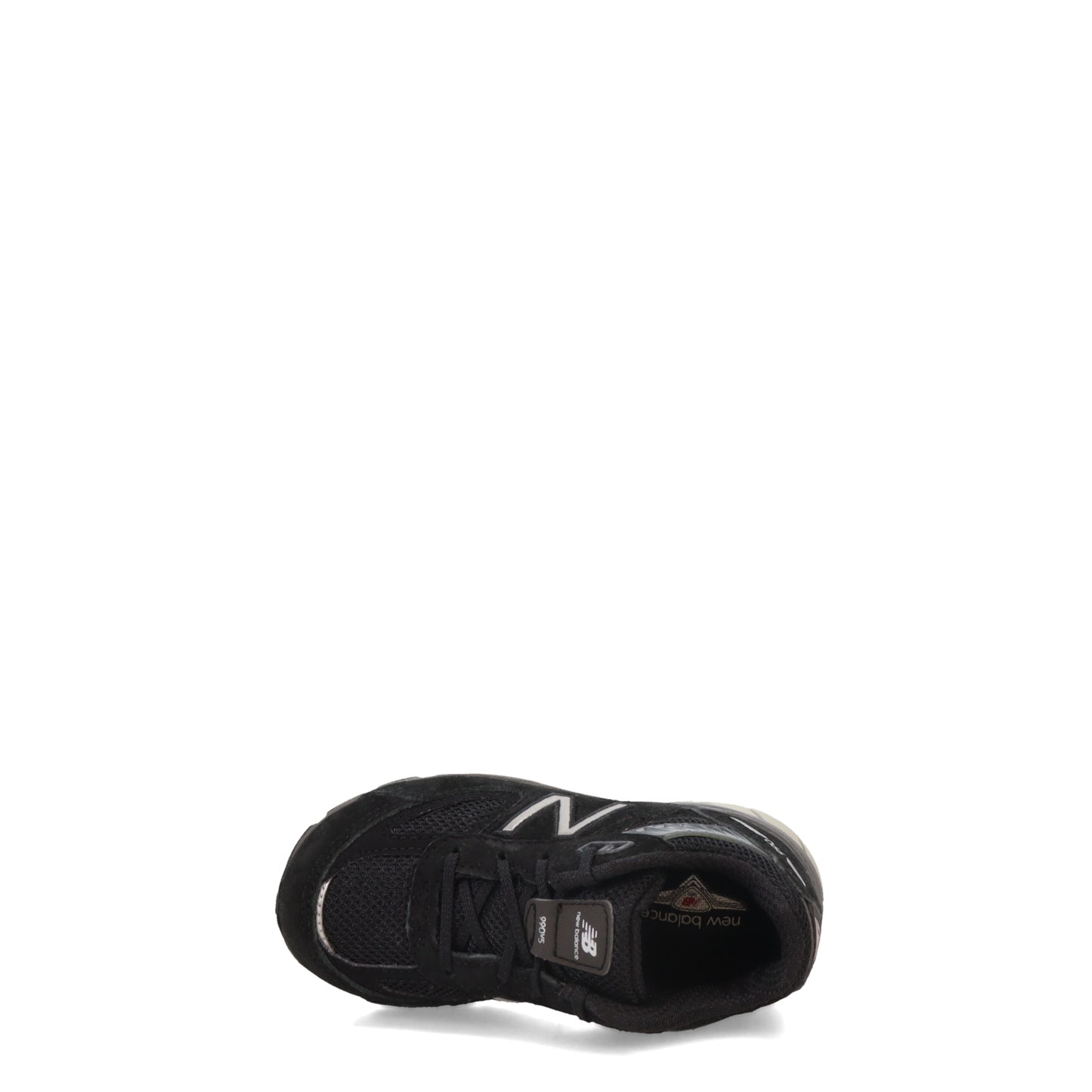 Peltz Shoes  Boy's New Balance 990v5 Sneaker - Toddler Black IC990BK5
