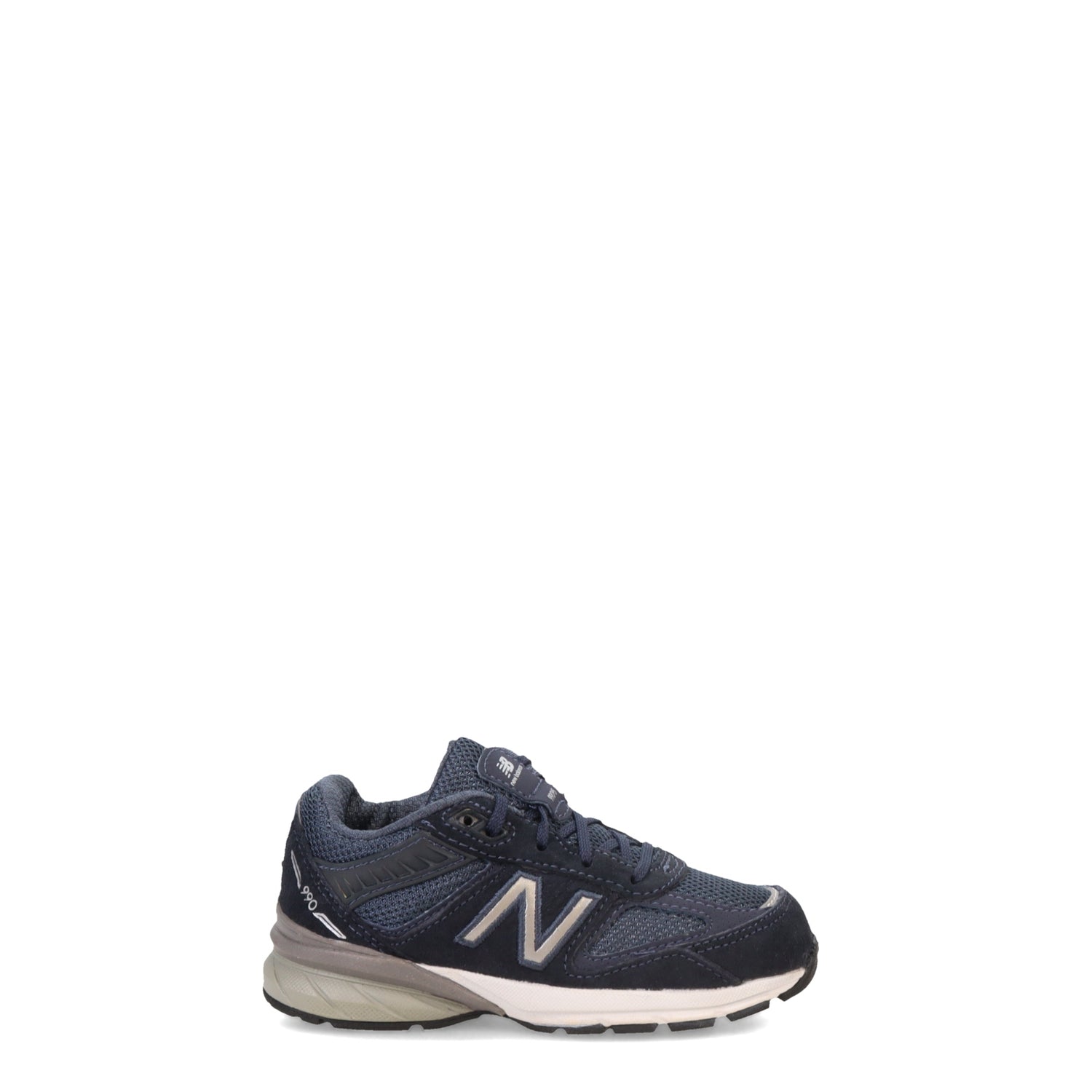 Peltz Shoes  Boy's New Balance 990v5 Sneaker - Toddler Navy IC990NV5