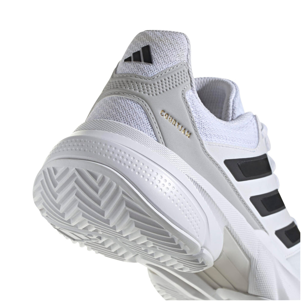 Men's Adidas CourtJam Control 3 Tennis Shoe WHITE / BLACK IF7888