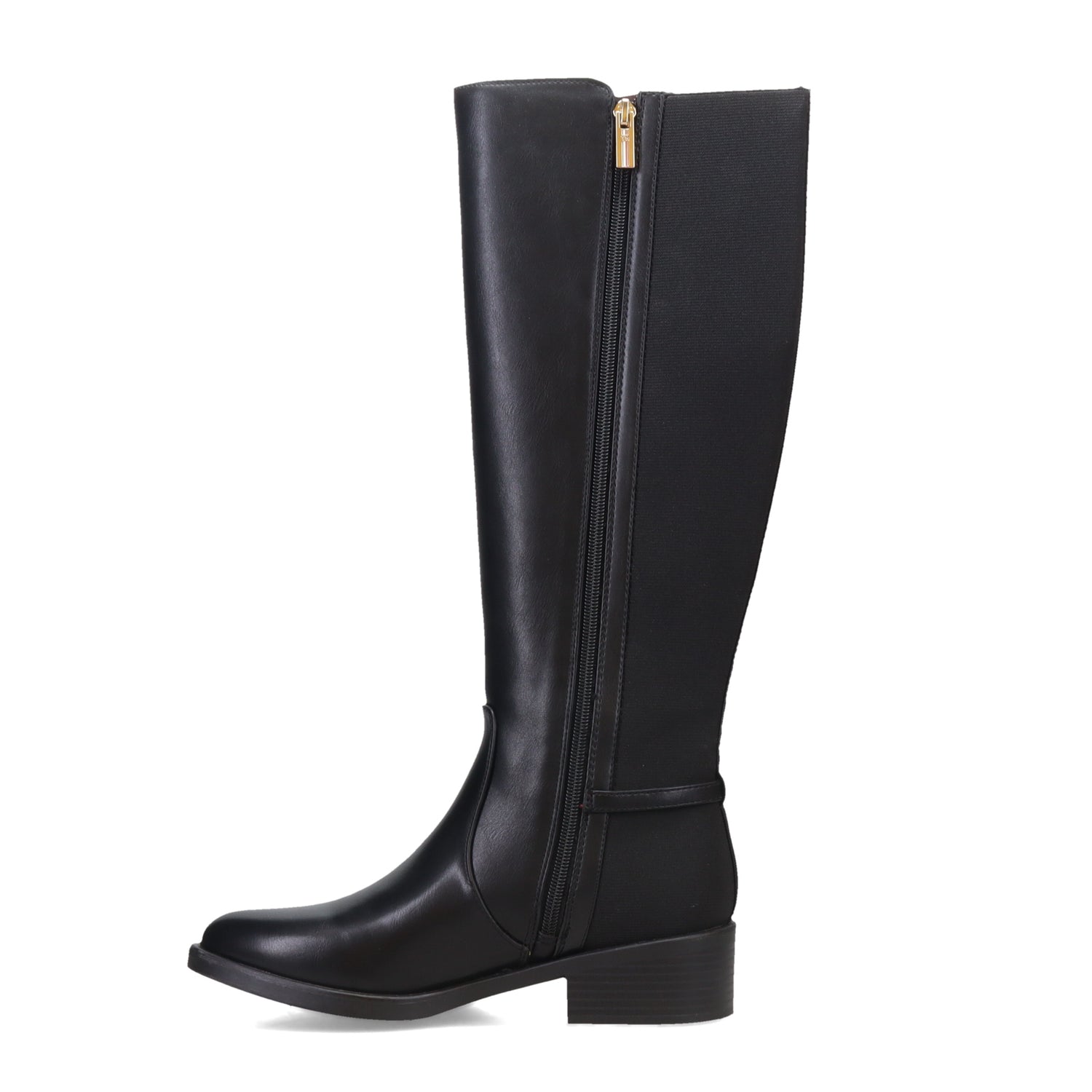 tommy hilfiger riding boots black