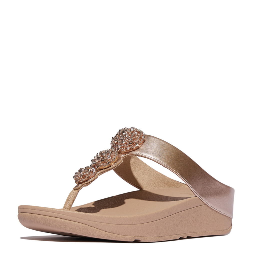 Women's FitFlop, Fino Beaded Button Sandal