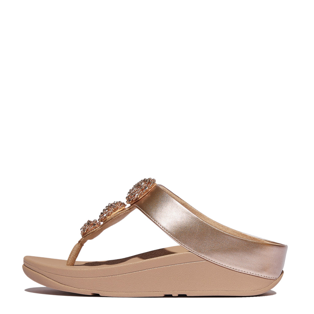 Women's FitFlop, Fino Beaded Button Sandal