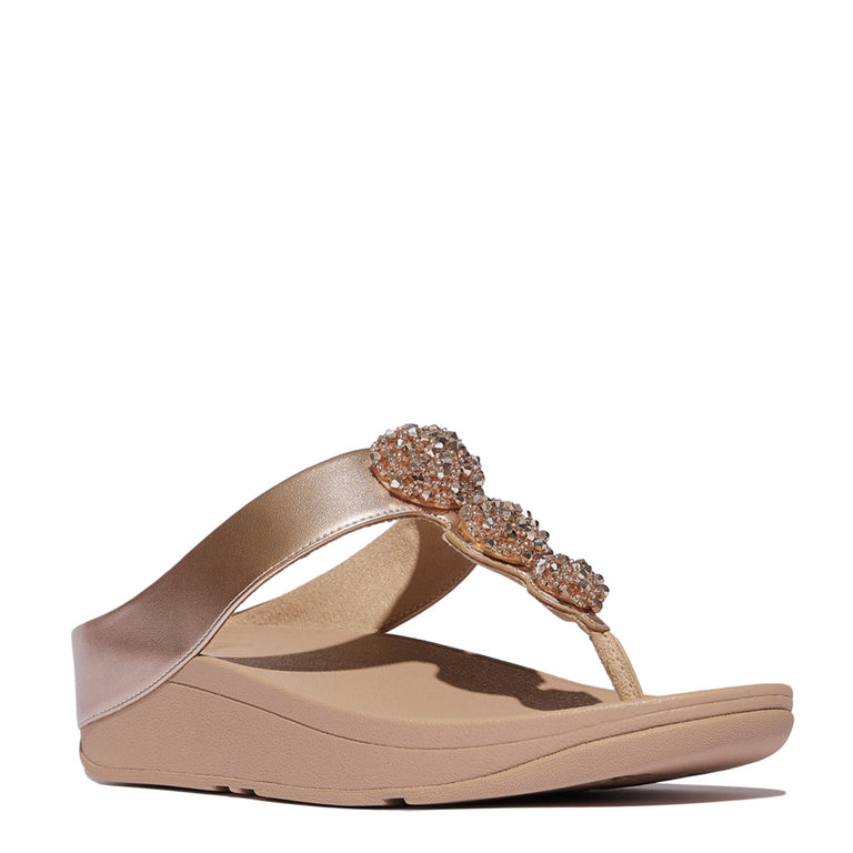 Women's FitFlop, Fino Beaded Button Sandal