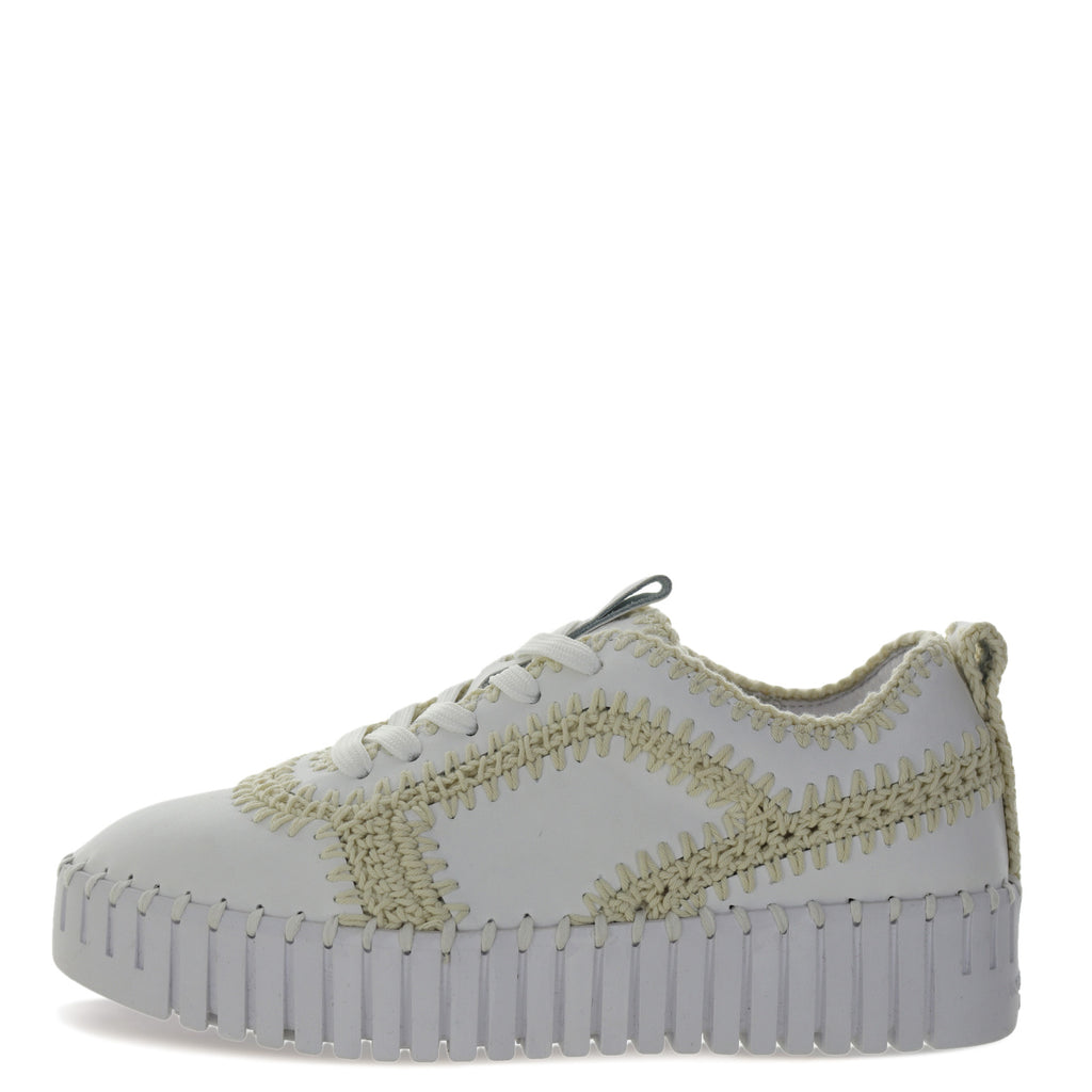 Women's Bernie Mev Ivy Sneaker WHITE IVY-WHITE