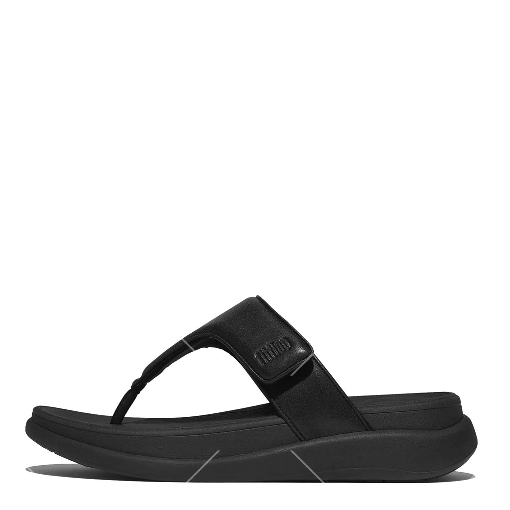 Women's FitFlop F-Mode Go Thong Sandal BLACK IW1-090