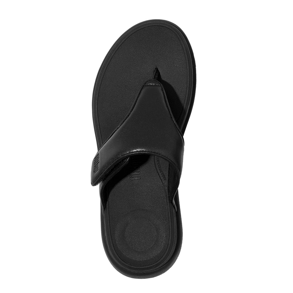Women's FitFlop F-Mode Go Thong Sandal BLACK IW1-090