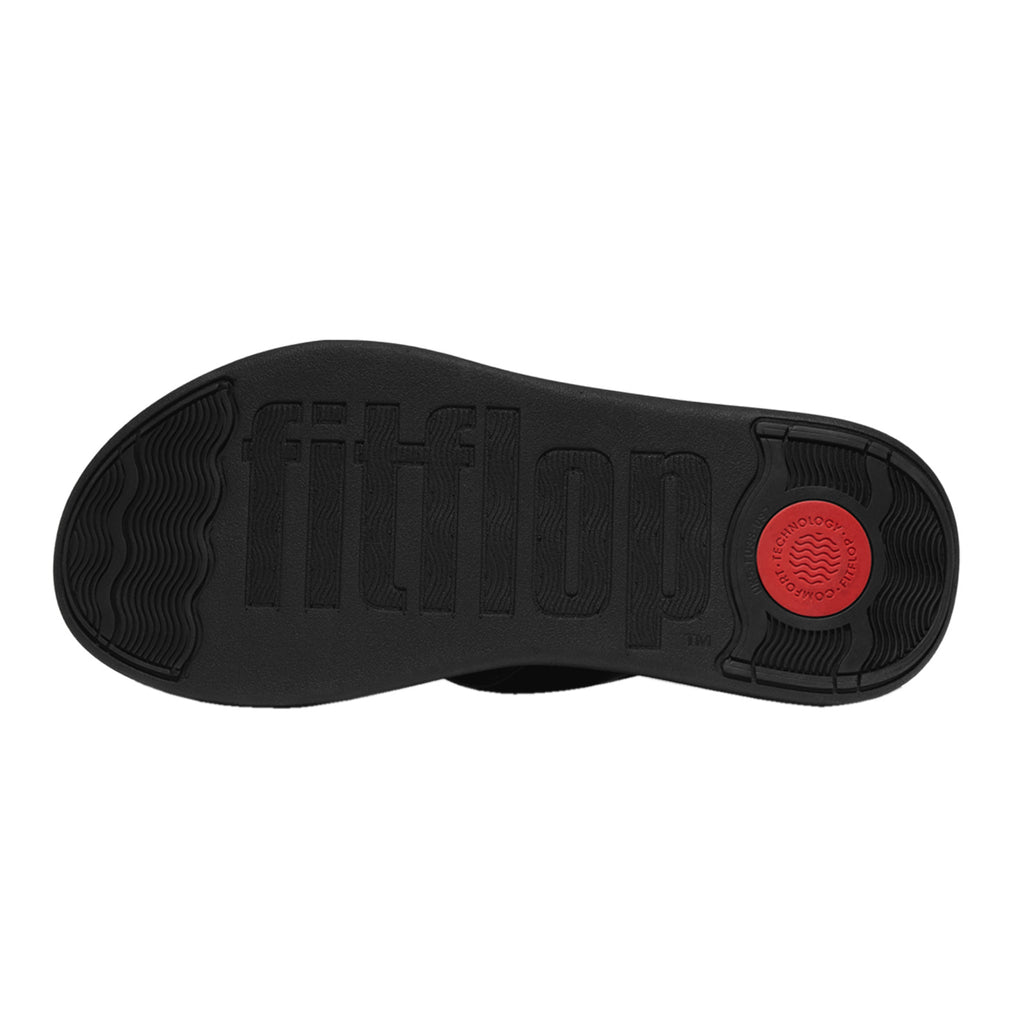 Women's FitFlop F-Mode Go Thong Sandal BLACK IW1-090