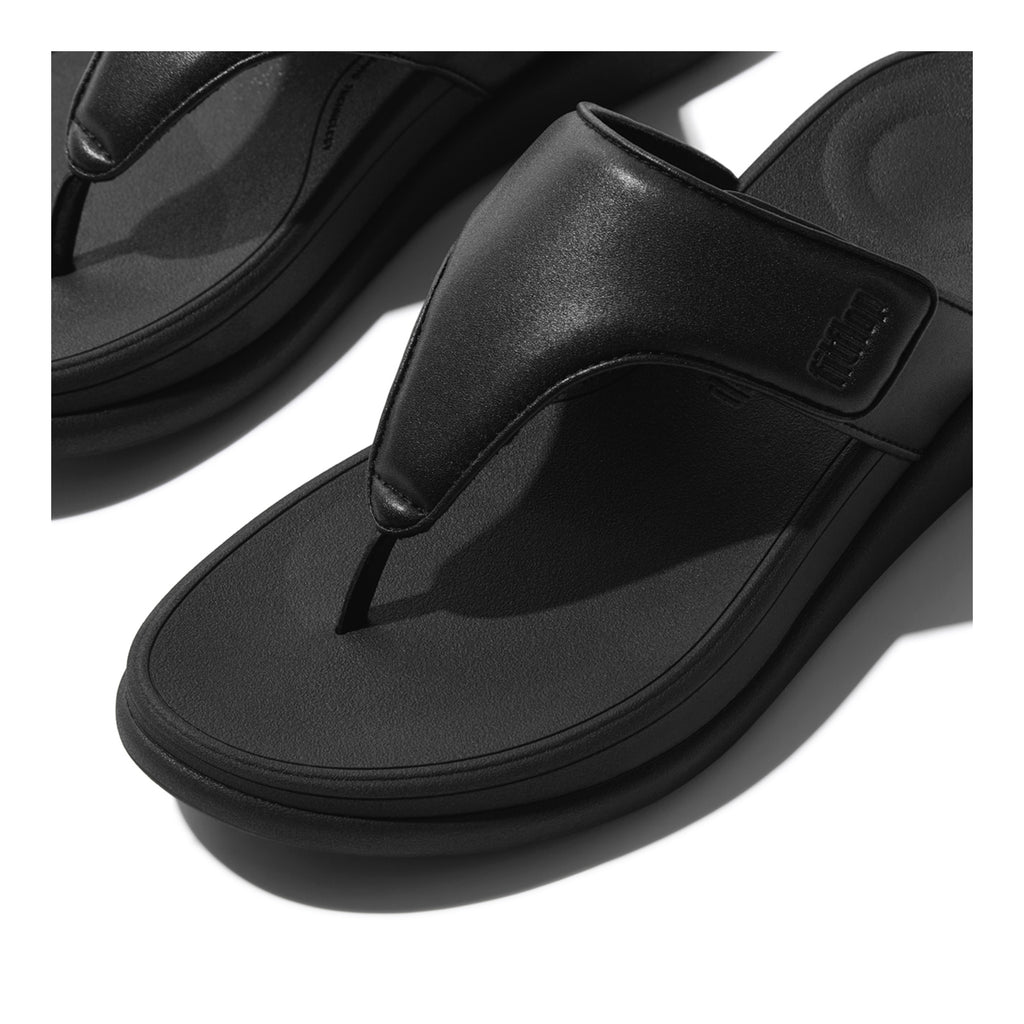 Women's FitFlop F-Mode Go Thong Sandal BLACK IW1-090