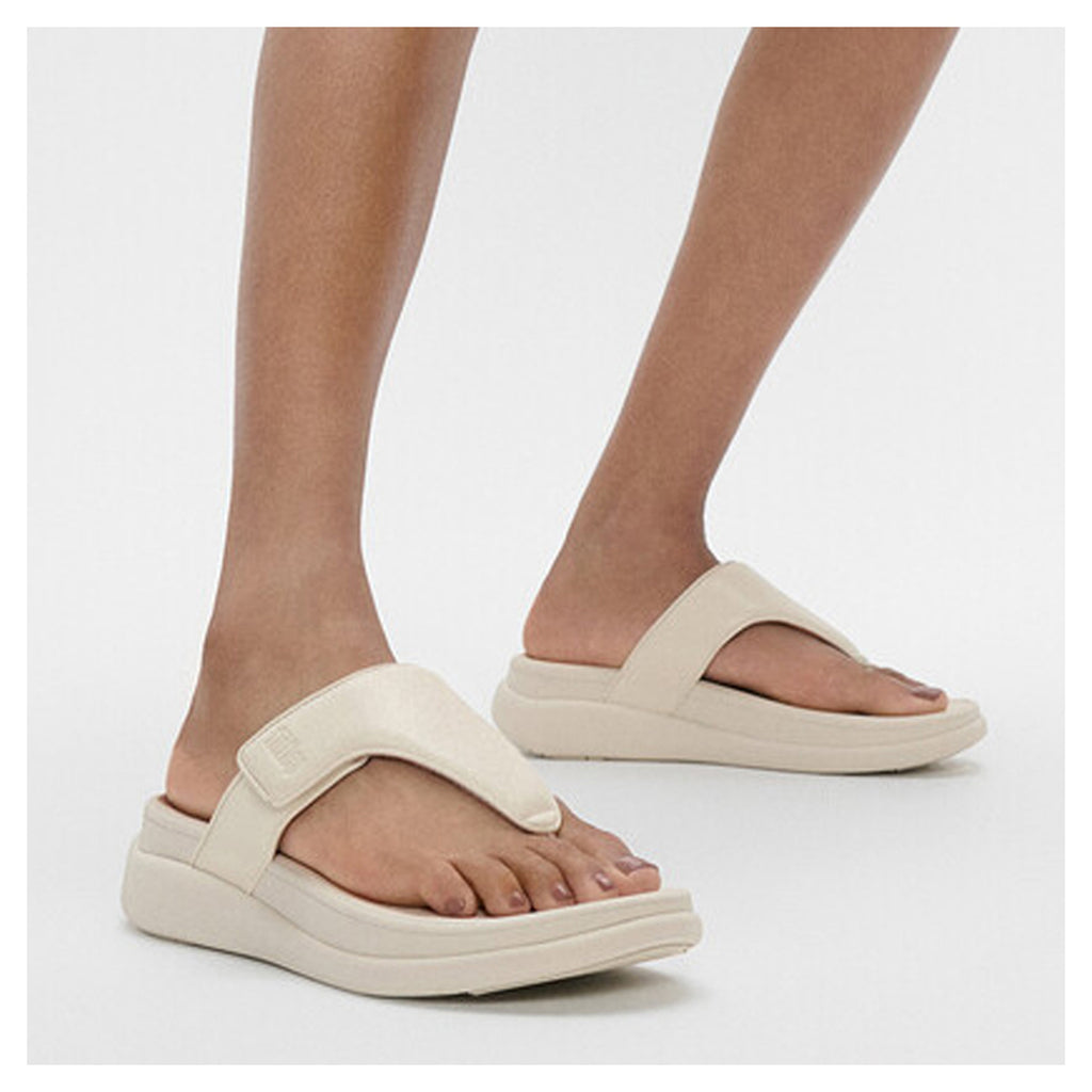 Women's FitFlop F-Mode Go Thong Sandal PARIS BEIGE IW1-A99