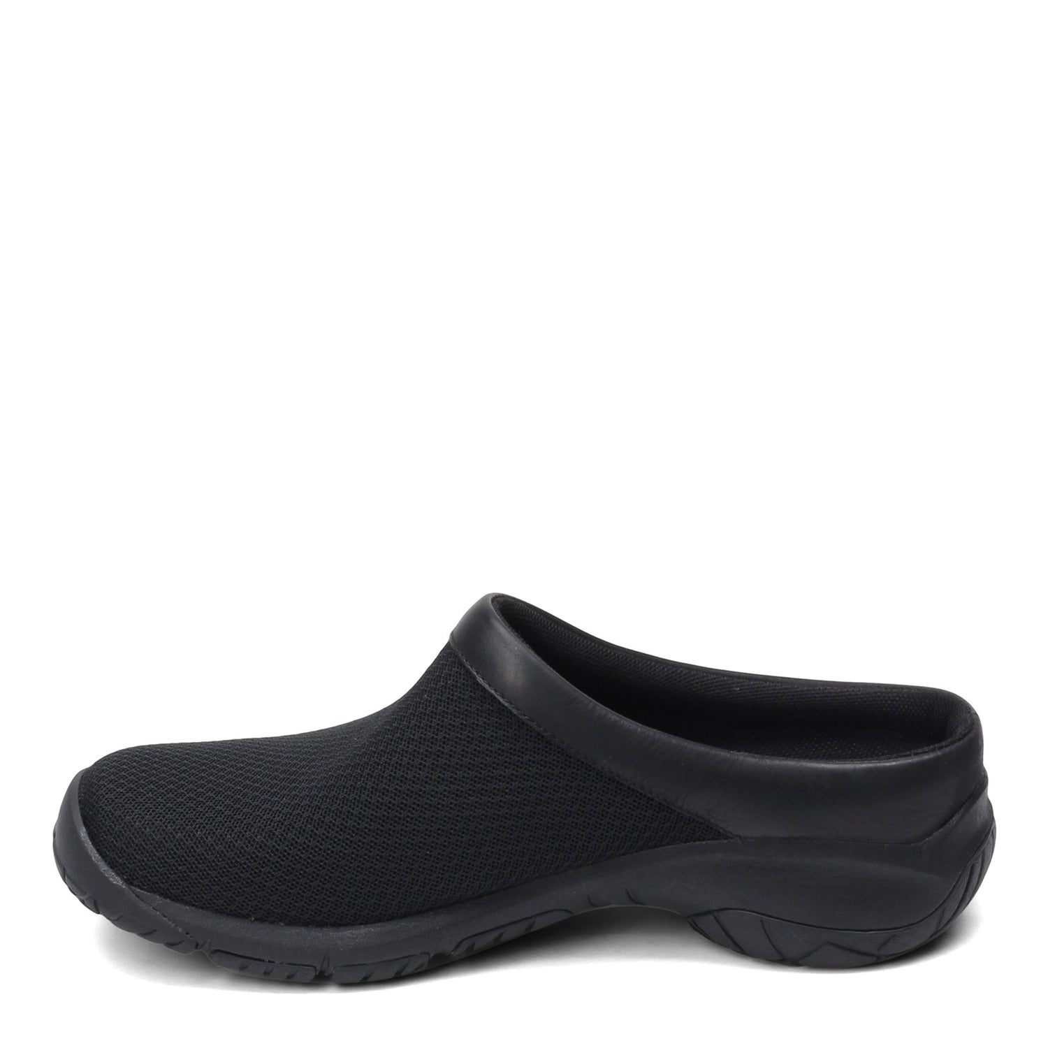 Peltz Shoes  Women's Merrell Encore Breeze 4 Clog - Wide Width BLACK J000554W