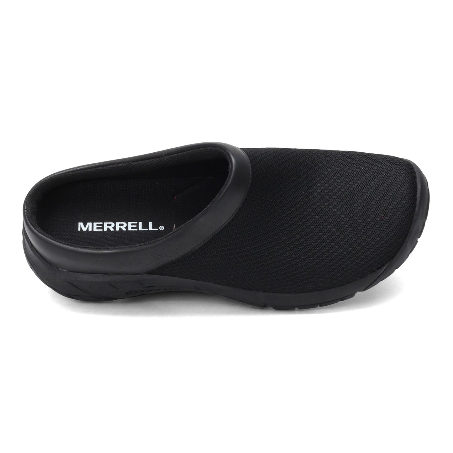 Peltz Shoes  Women's Merrell Encore Breeze 4 Clog - Wide Width BLACK J000554W