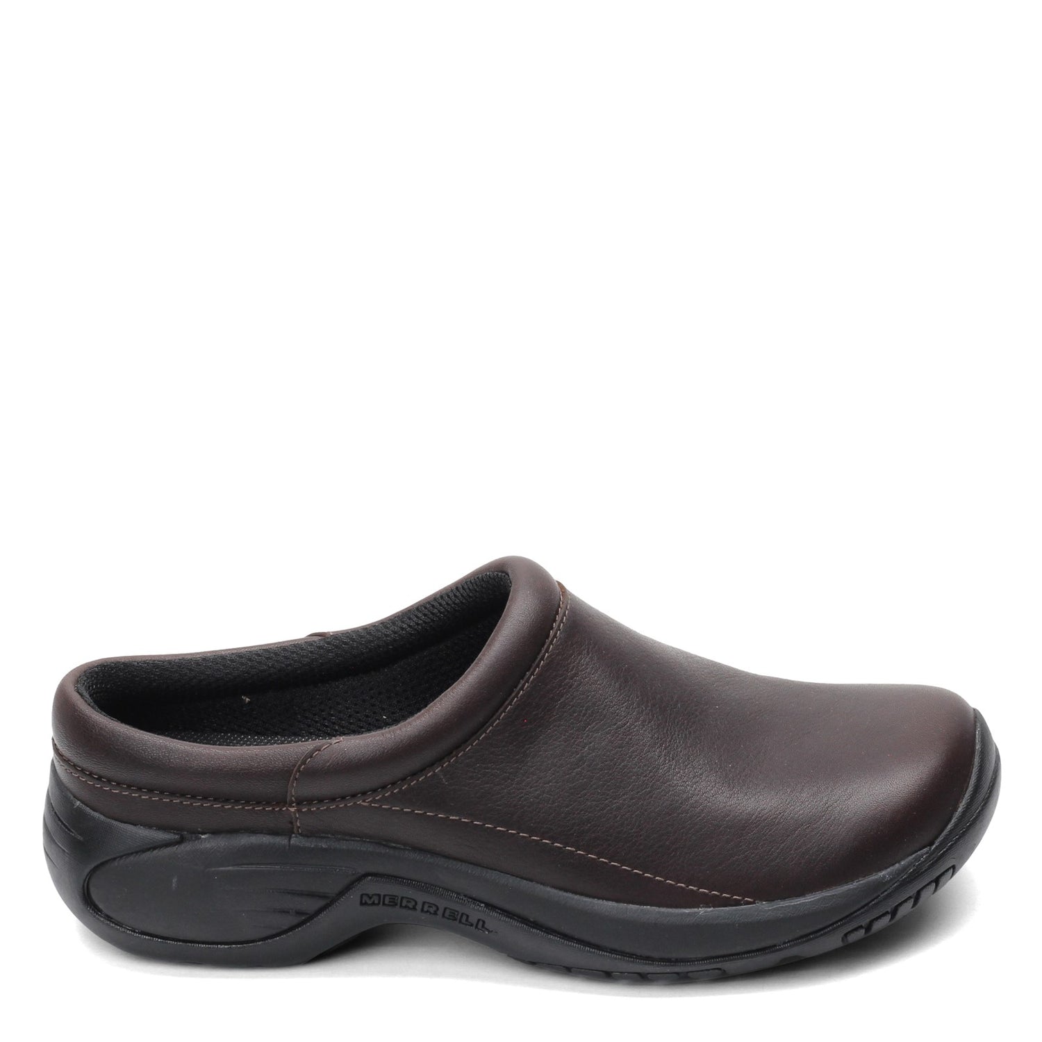 Peltz Shoes  Men's Merrell Encore Gust 2 Clog - Wide Width ESPRESSO J002093W