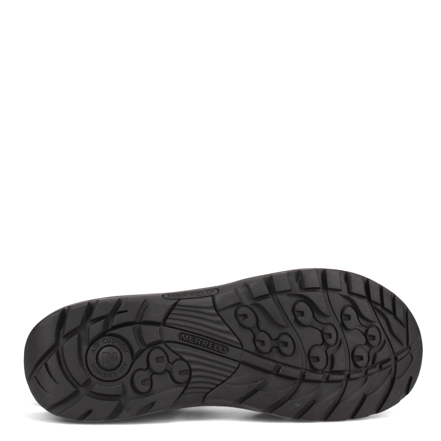 Peltz Shoes  Men's Merrell Sandspur Lee Backstrap Sandal SOLID BLACK J002715