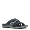 Peltz Shoes  Women's Merrell Terran Cush 3 Slide Sandal BLACK J002720