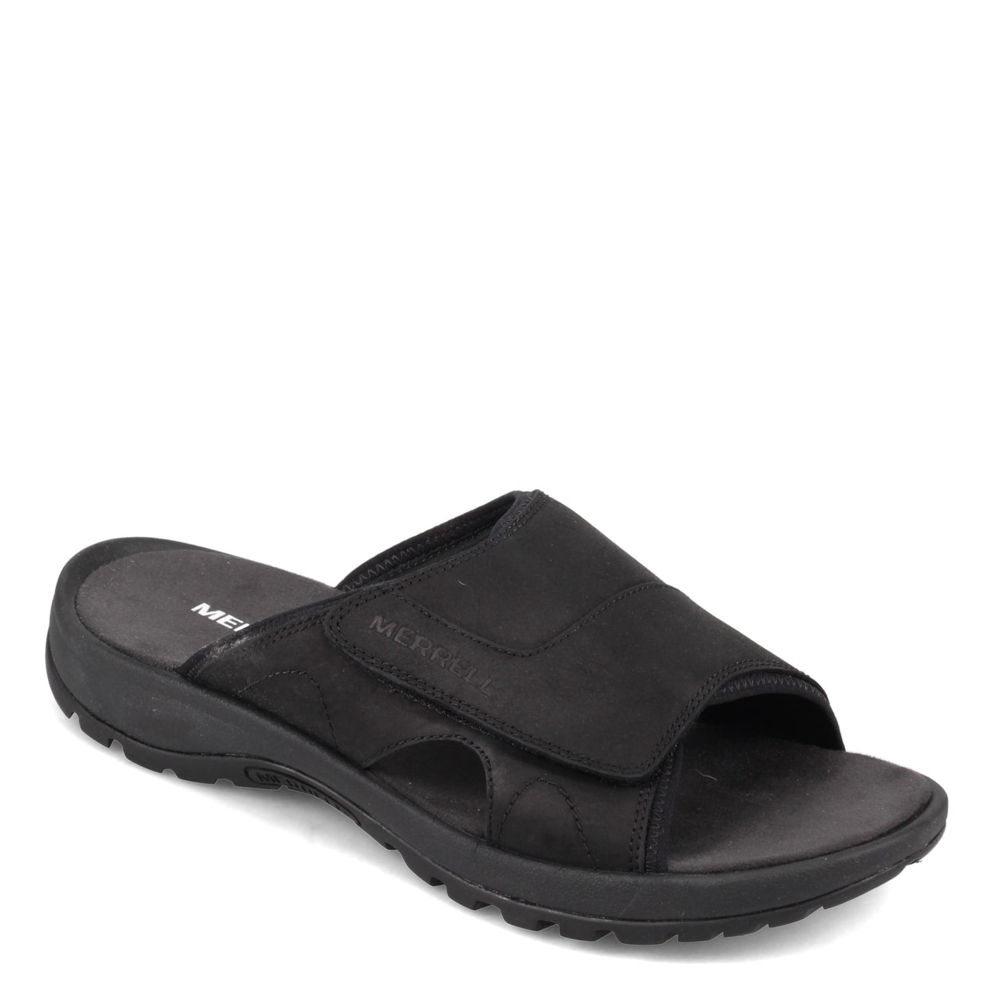 Peltz Shoes  Men's Merrell Sandspur 2 Slide BLACK J002723