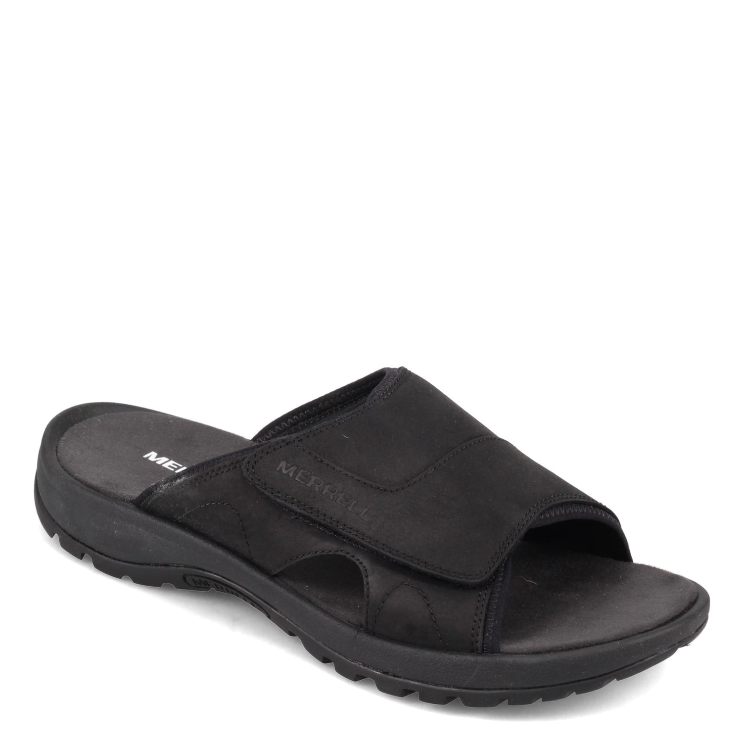 Peltz Shoes  Men's Merrell Sandspur 2 Slide BLACK J002723