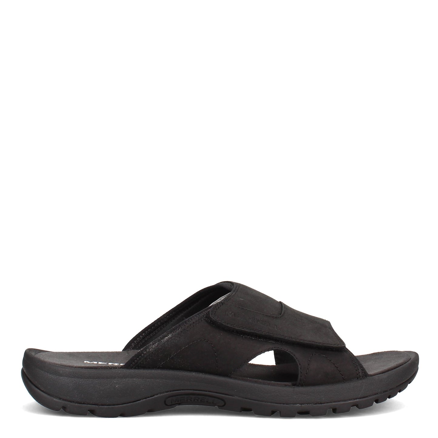 Peltz Shoes  Men's Merrell Sandspur 2 Slide BLACK J002723