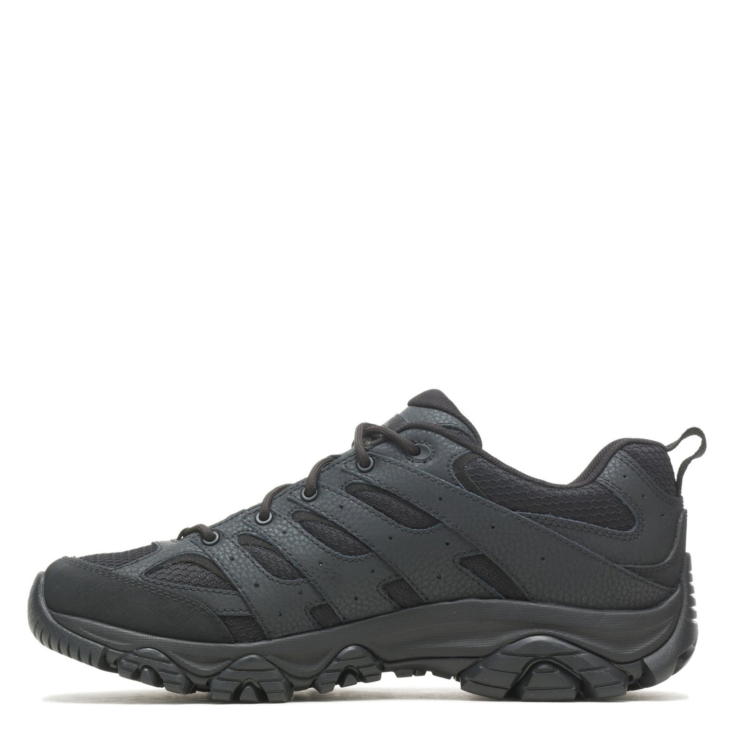 Peltz Shoes  Men's Merrell Moab 3 Low Tactical Work Shoe Black J003909