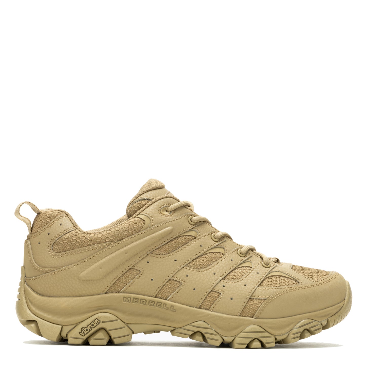 Peltz Shoes  Men's Merrell Moab 3 Low Tactical Work Shoe Dark Coyote J004115