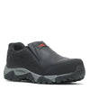 Peltz Shoes  Men's Merrell Moab Adventure Moc Carbon Fiber Slip-On - Wide Width BLACK J004639W