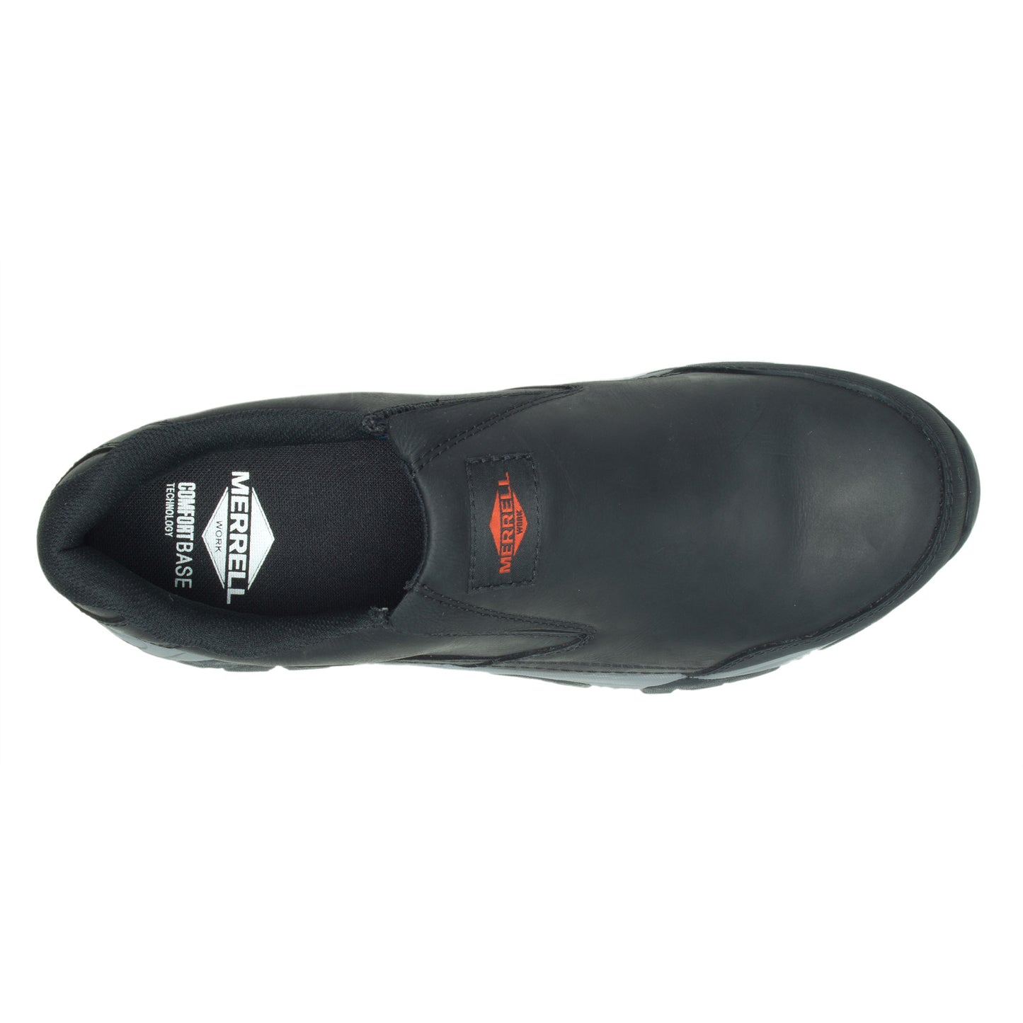 Peltz Shoes  Men's Merrell Moab Adventure Moc Carbon Fiber Slip-On BLACK J004639