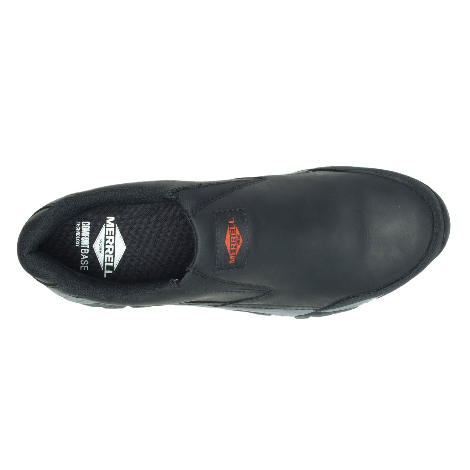 Peltz Shoes  Men's Merrell Moab Adventure Moc Carbon Fiber Slip-On BLACK J004639