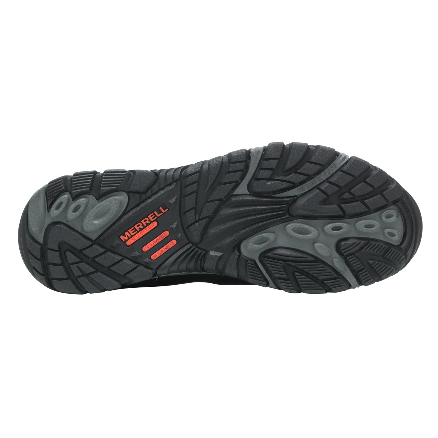 Peltz Shoes  Men's Merrell Moab Adventure Moc Carbon Fiber Slip-On BLACK J004639