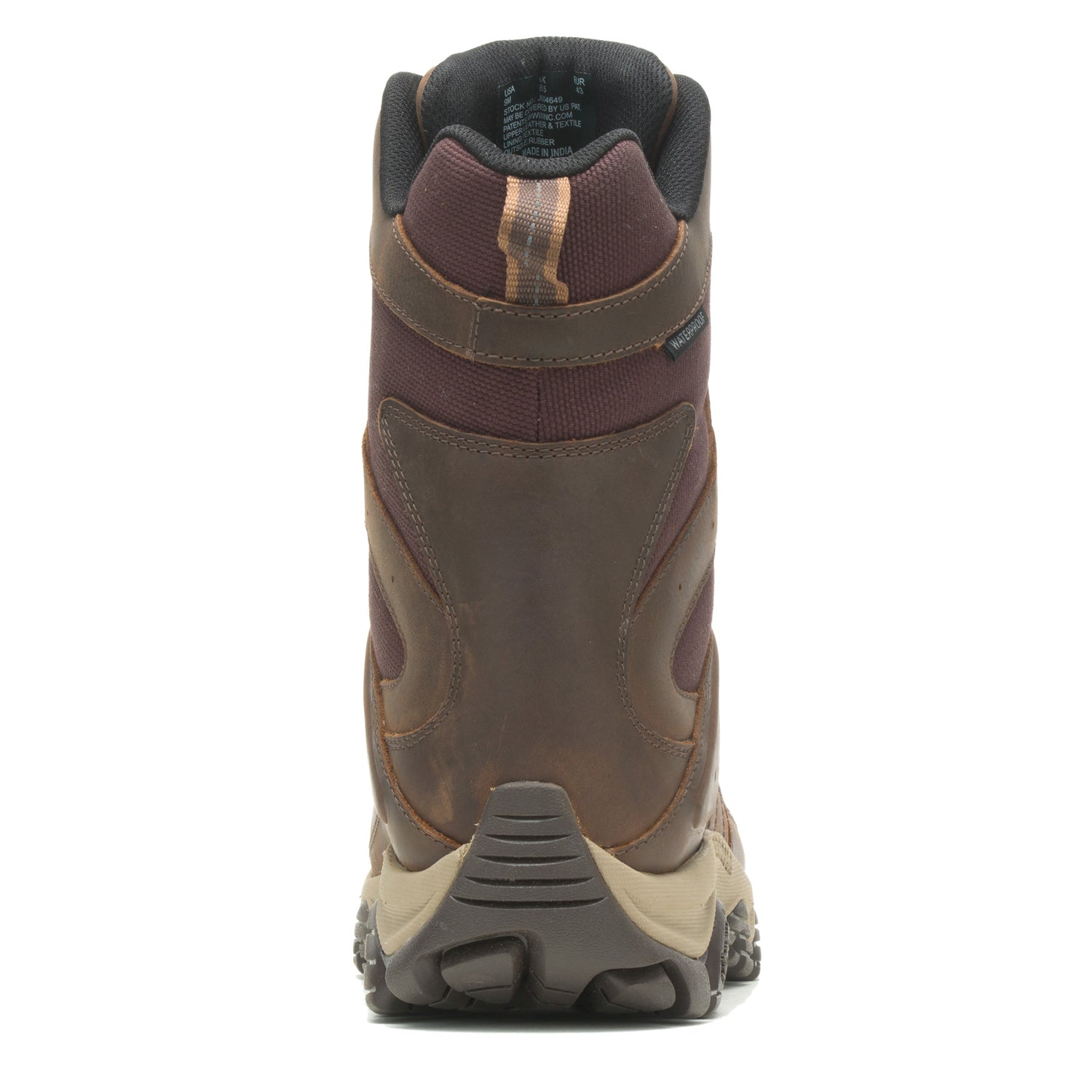 Peltz Shoes  Men's Merrell Moab 2 Timber 8in Waterproof Boot TOFFEE J004649