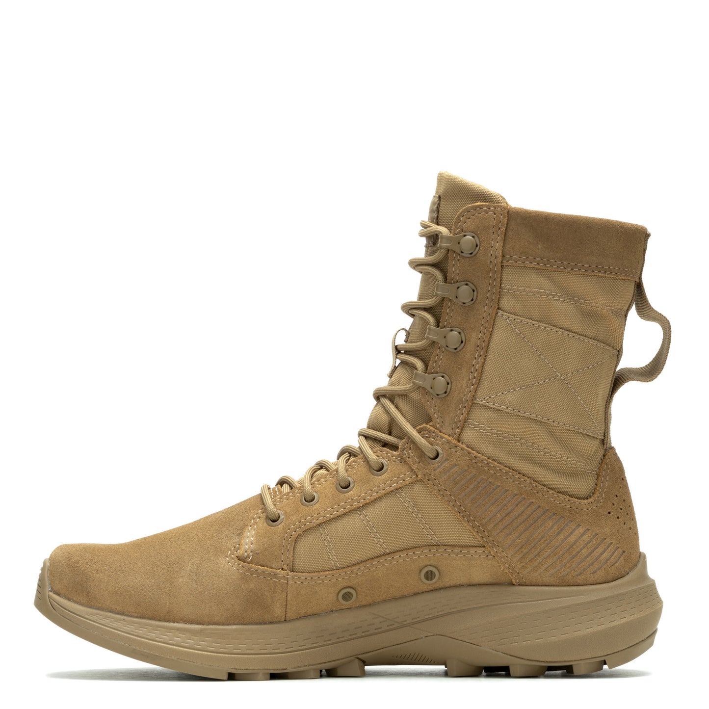Peltz Shoes  Men's Merrell MQC Force Tactical Composite Toe Waterproof Boot Dark Coyote J005031