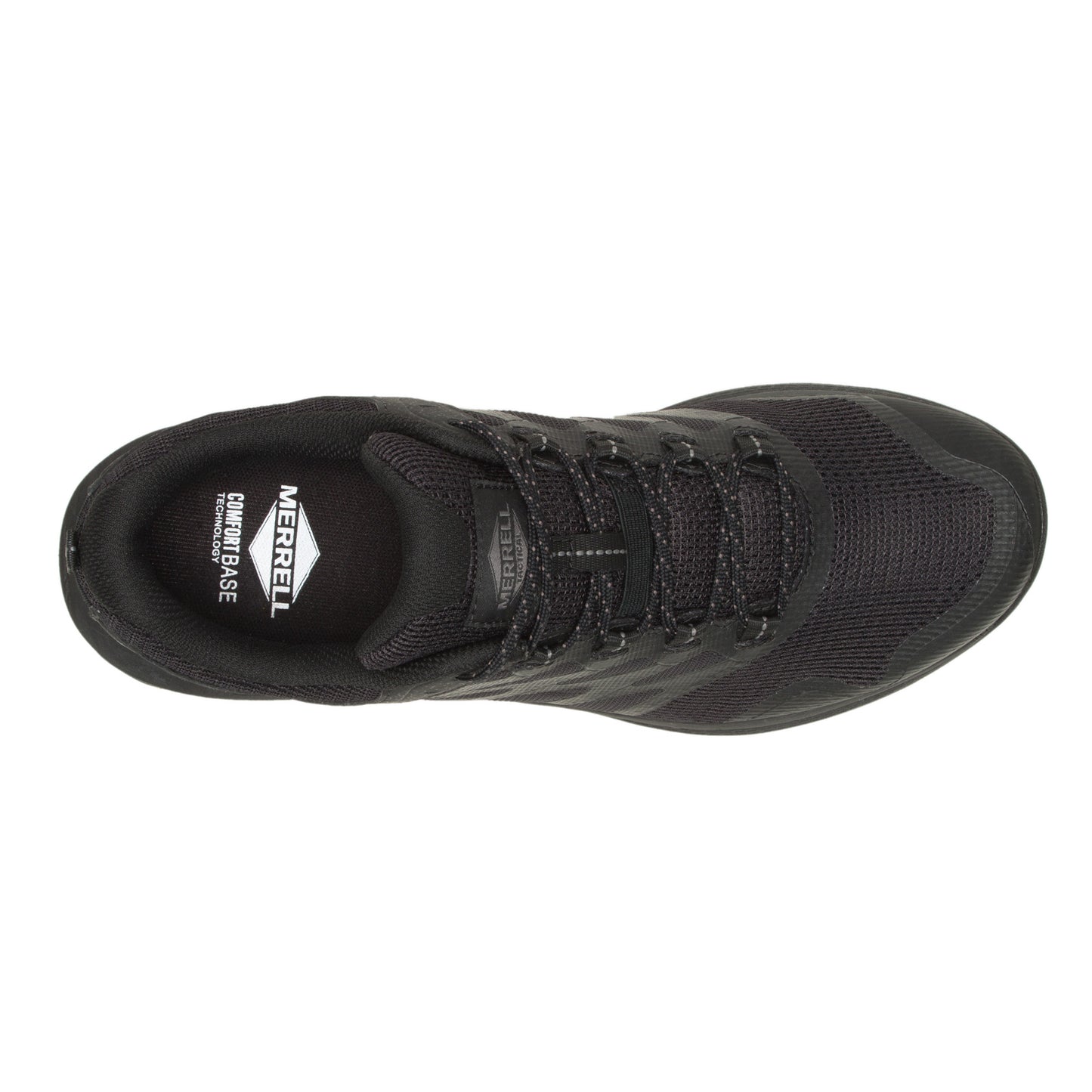 Peltz Shoes  Men's Merrell Nova 3 Low Tactical Hiking Shoe - Wide Width Black J005043W