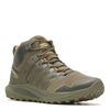 Peltz Shoes  Men's Merrell Nova 3 Mid Tactical Waterproof Hiking Boot Dark Olive J005053