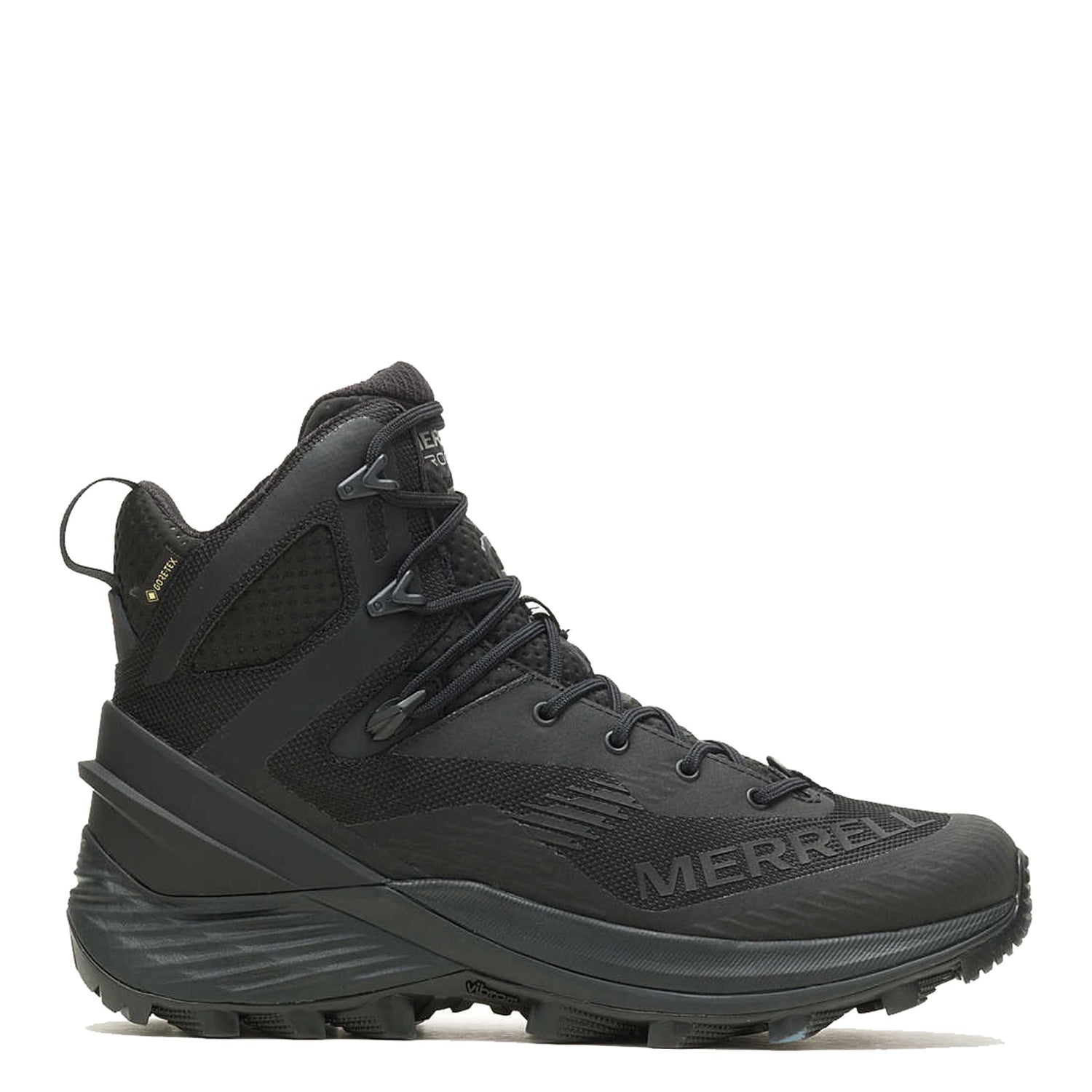 Peltz Shoes  Men's Merrell Rogue Tactical GORE-TEX Boot Black J005251