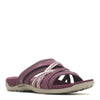 Peltz Shoes  Women's Merrell Terran Cush 3 Slide Sandal BURGUNDY J005674