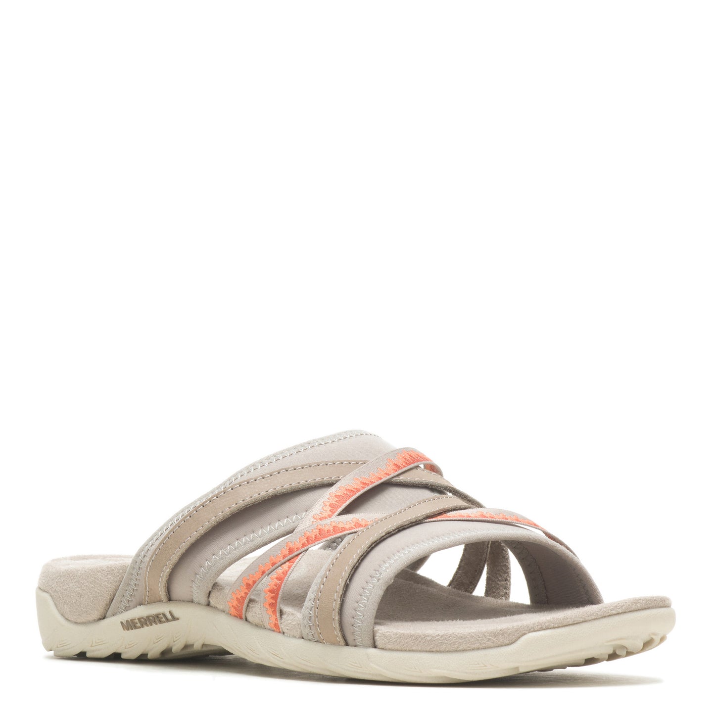 Peltz Shoes  Women's Merrell Terran Cush 3 Slide Sandal MOONROCK J005676
