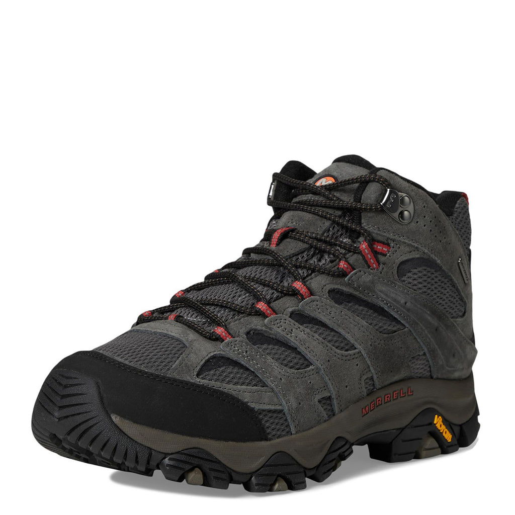 Men's Merrell Moab 3 Mid Waterproof Hiking Boot - Wide Width BELUGA GREY J035833WZ