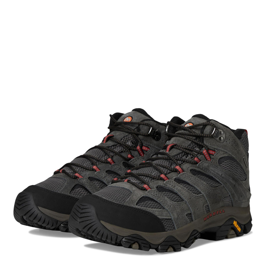 Men's Merrell Moab 3 Mid Waterproof Hiking Boot - Wide Width BELUGA GREY J035833WZ