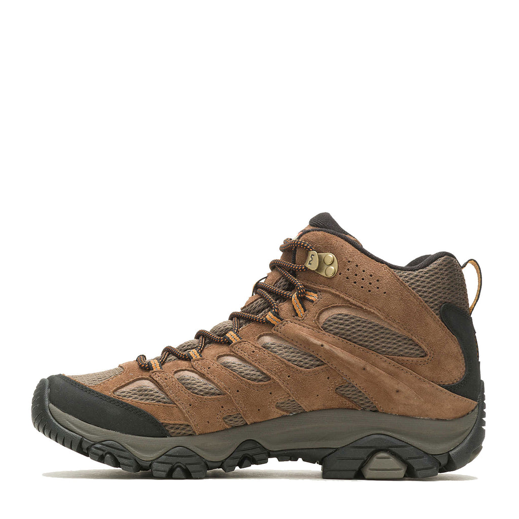 Men's Merrell Moab 3 Mid Waterproof Hiking Boot - Wide Width EARTH J035839WZ