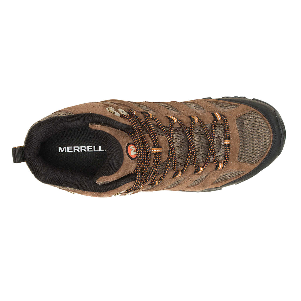 Men's Merrell Moab 3 Mid Waterproof Hiking Boot - Wide Width EARTH J035839WZ