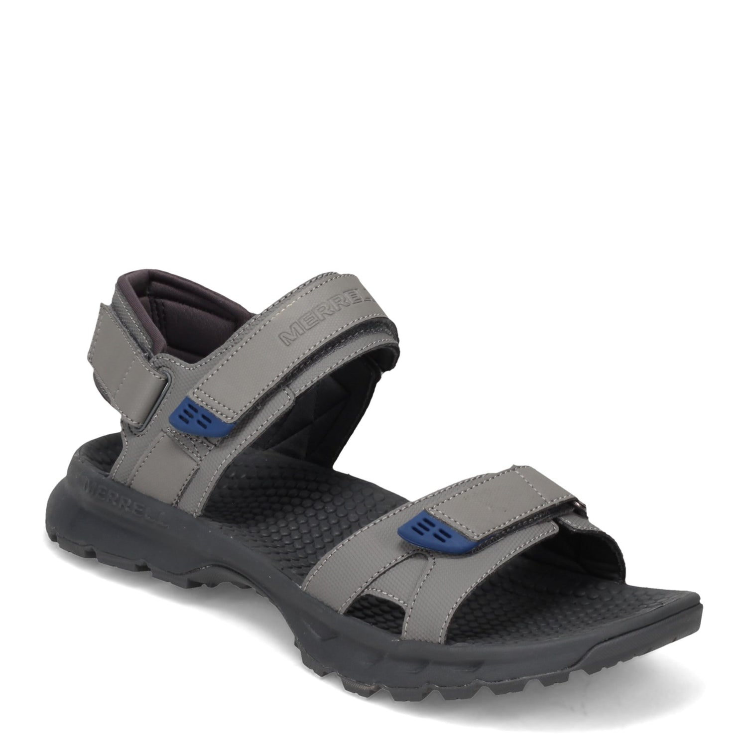 Peltz Shoes  Men's Merrell Cedrus Convert 3 Sandal CHARCOAL J036179