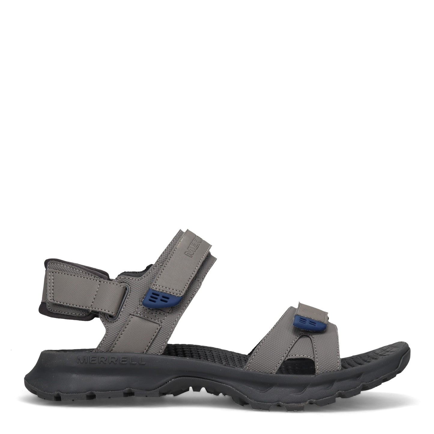 Peltz Shoes  Men's Merrell Cedrus Convert 3 Sandal CHARCOAL J036179