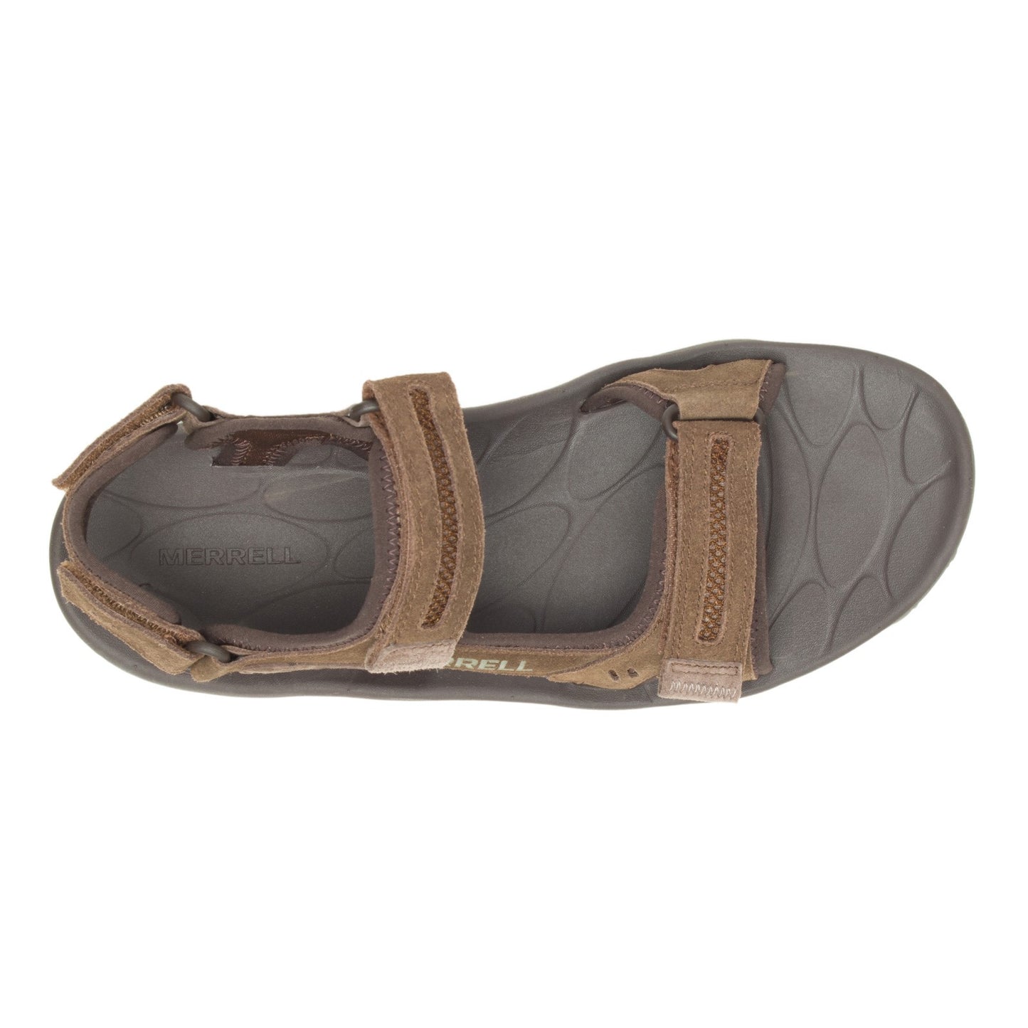 Peltz Shoes  Men's Merrell Huntington Leather Convert Sandal EARTH J036845