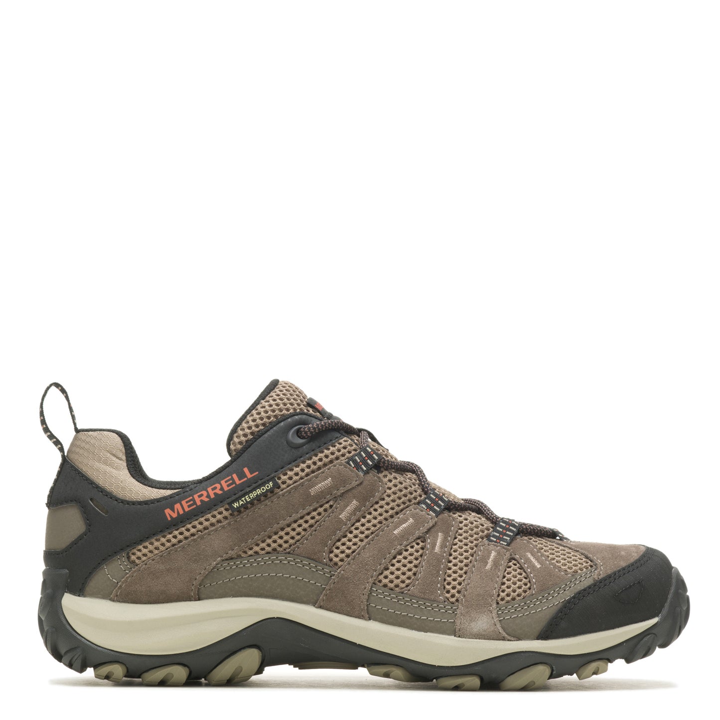 Peltz Shoes  Men's Merrell Alverstone 2 Waterproof Hiking Shoe BOULDER J036933